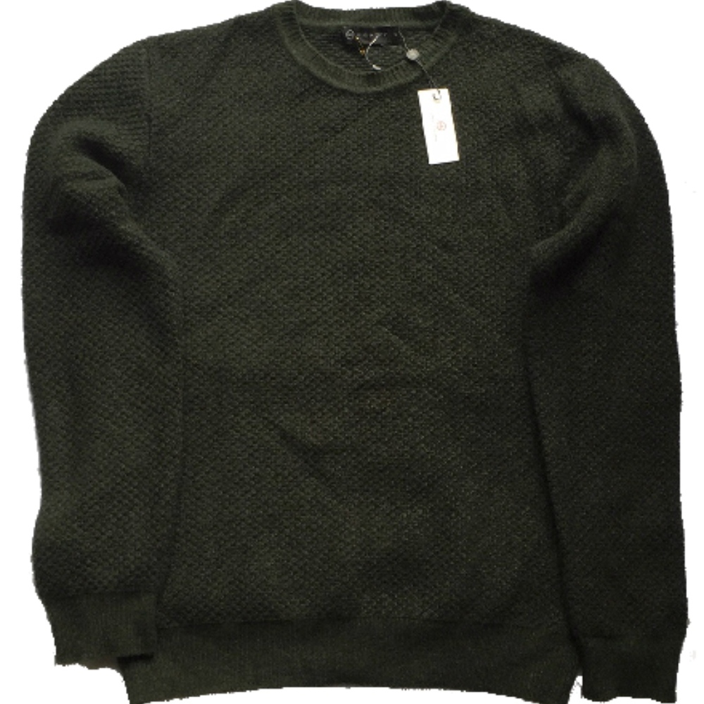 AG Jeans Crewneck Cashmere Wool Knit Sweater Med